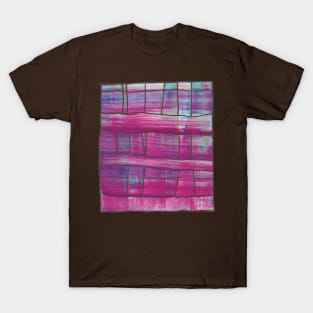 Liminal Space in Magenta Weave T-Shirt